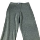 River Island  Flared Trousers Women's Olive Green Striped Stretchy Material