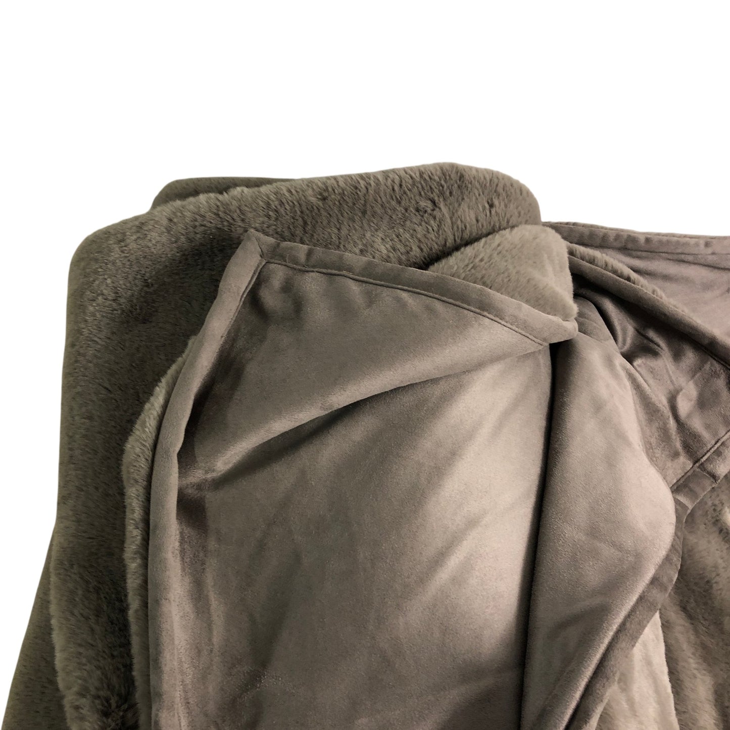 Branded Large Throw Blanket Faux Fur Luxury Soft Brown 140x250cm