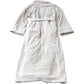 Beige Organic Cotton Bathrobe Soft Fleece Size S