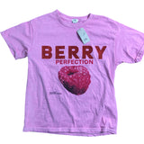 River Island Berry Perfection T Shirt 9-10 Years  Girls Pink Casual Top