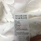 White Floral Embroidered Midi Dress Women's Puff Sleeve UK14