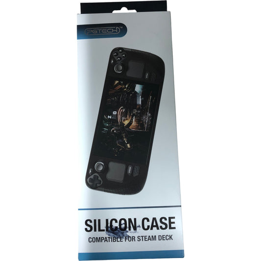 PGTECH Silicon Case Compatible For Steam Deck Black Protective Cover 2021