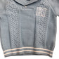River Island Baby Set Sweater And Pants Outfit Size 0-3 Months Soft Knit Blue