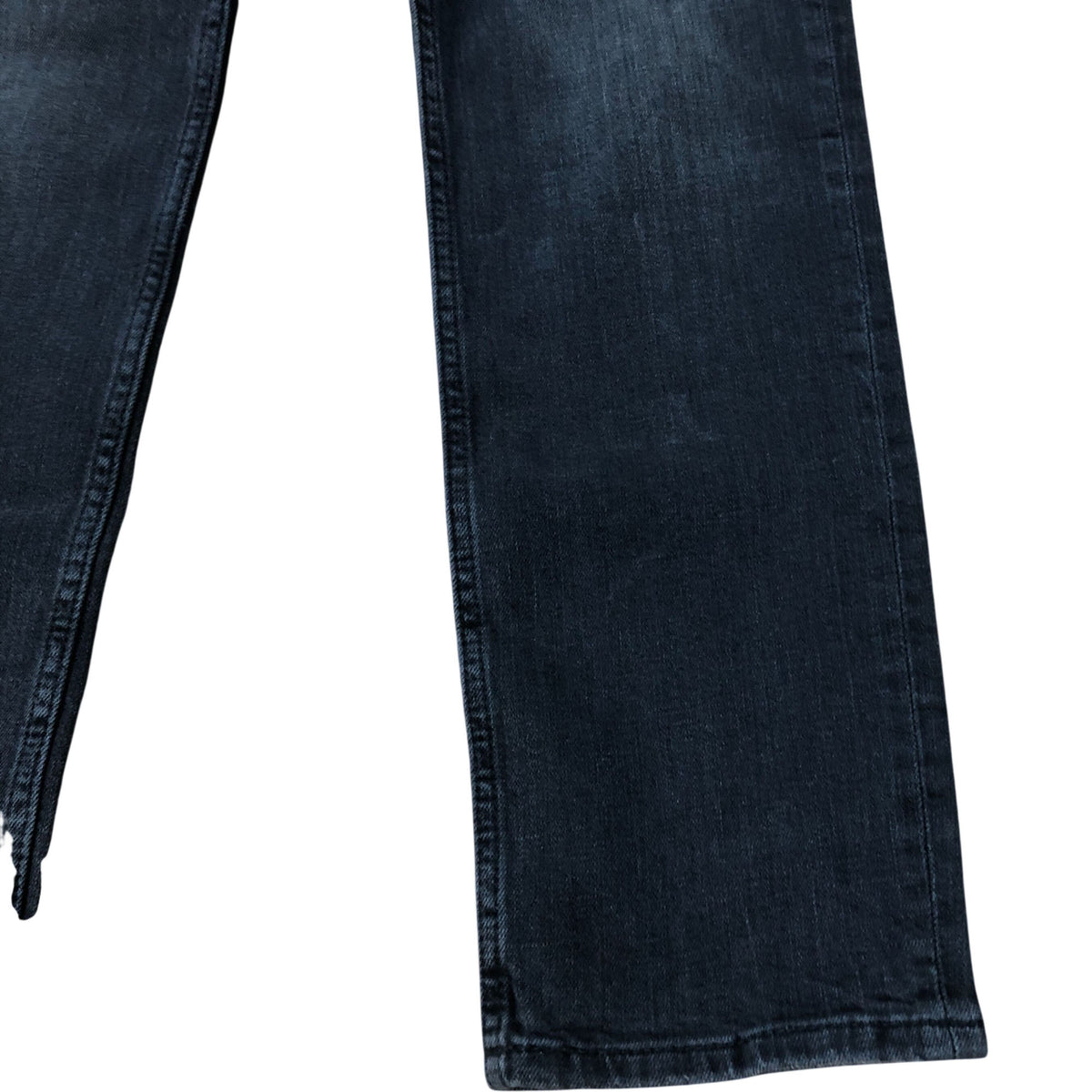 River Island High Rise Slim Straight Jeans Women's Denim Black UK8 Regular