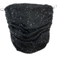 River Island UK16 Women's Sequin Wrap Top Black Shimmer Evening Wear