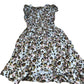 Baukjen Leopard Print Dress UK Size 12 Women's Summer Ruffle Hem