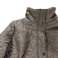 Quilted Coat UK20 Women's Taupe Long Sleeve Hooded