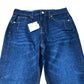 River Island High Rise Mom Jeans Women's Dark Wash Denim New with Tags