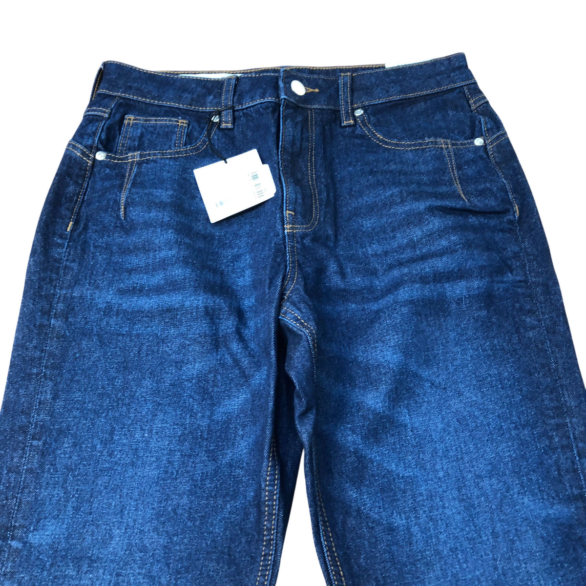 River Island High Rise Mom Jeans Women's Dark Wash Denim New with Tags