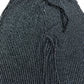 Wide Leg Trousers Size 10 Women's Black Vertical Stripe Casual Style