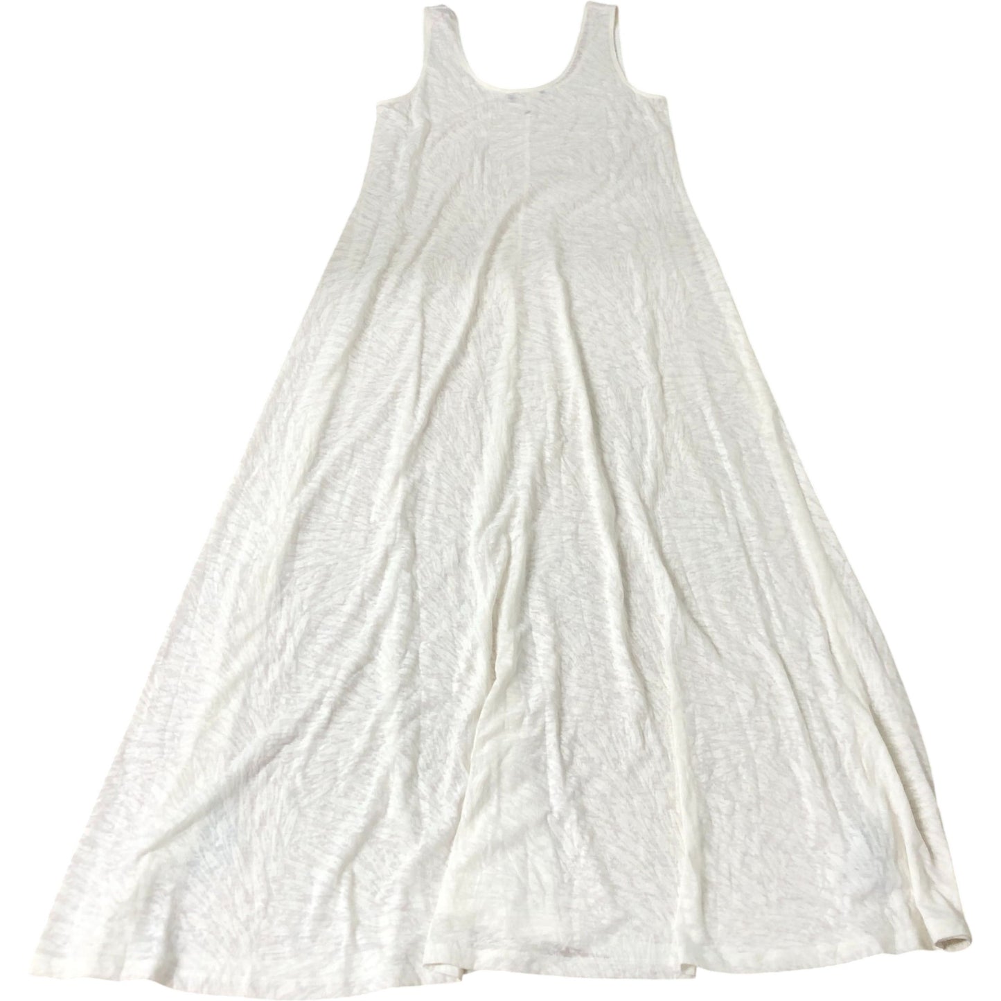 Women's Casual Cream Maxi Dress Size 12 Cream Sleeveless