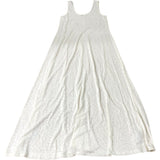 Women's Casual Cream Maxi Dress Size 12 Cream Sleeveless