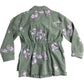 River Island Mini Girls Floral Embroidered Jacket Age 4 5 Years Green