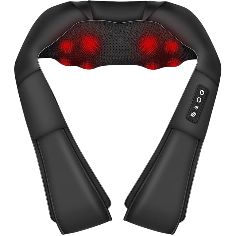 WOQQW Shiatsu Neck And Back Massager With Heat Multi Function Relaxation