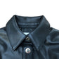 River Island Women's Black Faux Leather Shirt Dress With Belt 8 Years