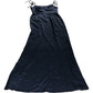 Adrianna Papell Maxi Dress UK14 Women's Navy Blue Spaghetti Strap Elegant Gown