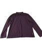 French Connection Long Sleeve Polo Shirt Mens Burgundy Cotton XL