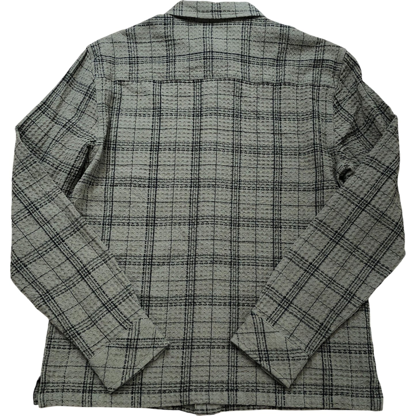 River Island Checked Casual Shirt UK S Men's Long Sleeve Cotton Top