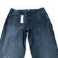 River Island Denim Jeans Slim Fit Black Dark Wash Cotton Blend UK18