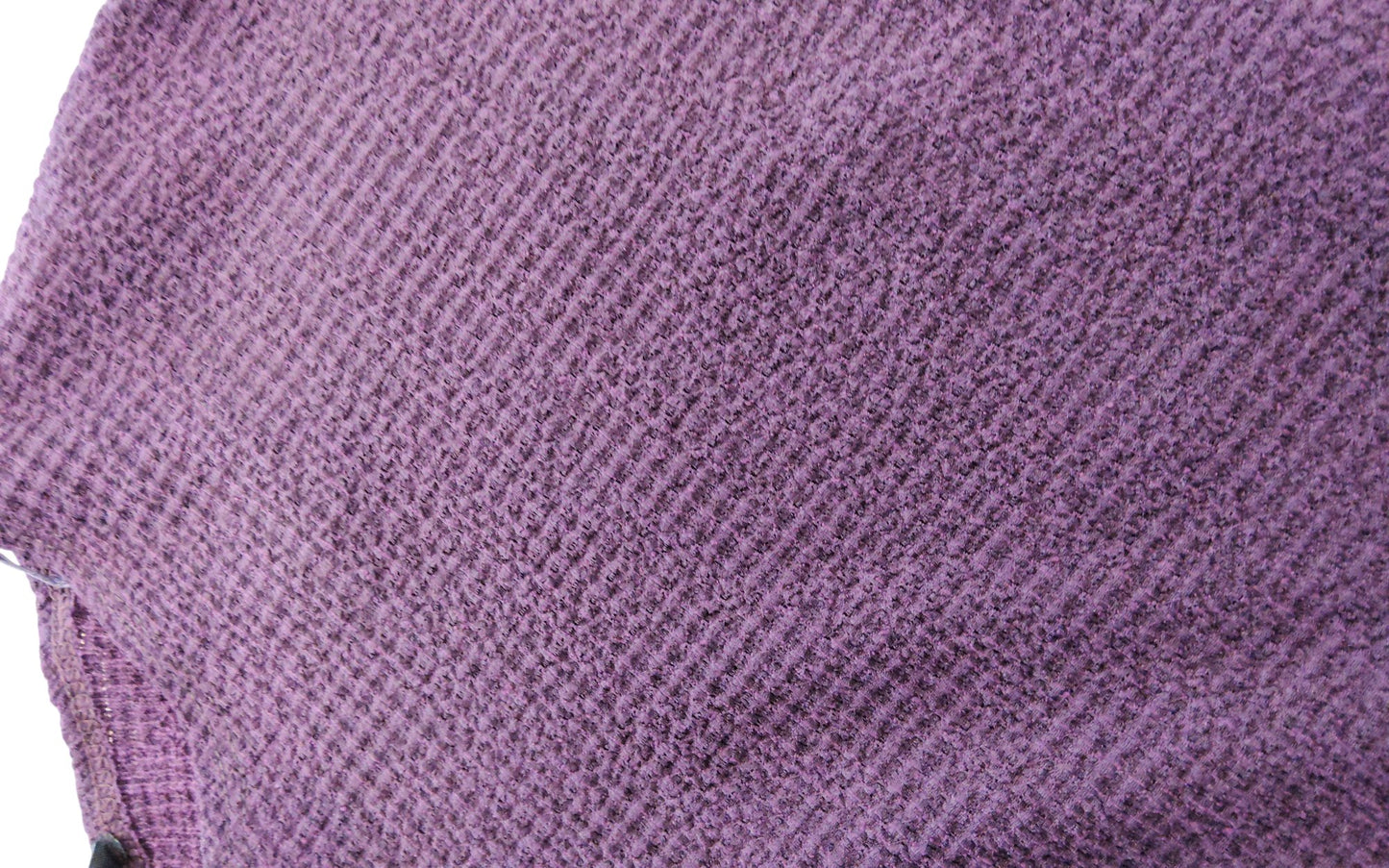 River Island Midi Dress UK8 Women's Purple Waffle Knit With Belted Waist