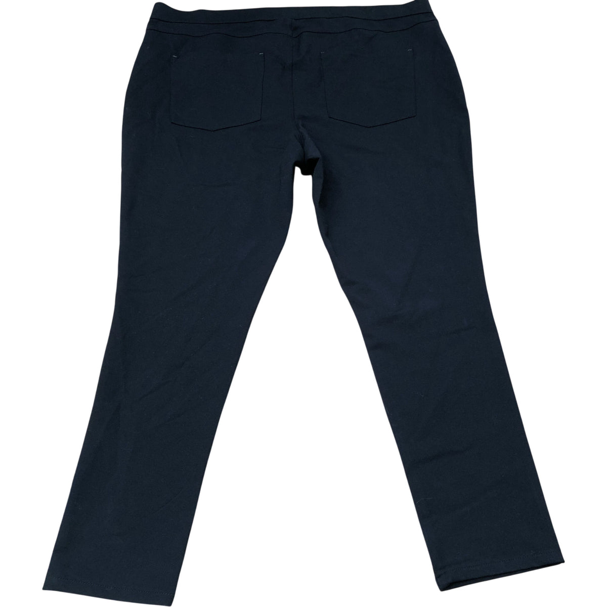 Black Leggings Stretchy Comfortable High Waist Trousers Size 24
