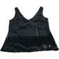 Sosandar Black Sequined Top UK14 Women's Sleeveless Party Wear Vest