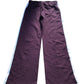 Baukjen Track Pants UK12 Women's Maroon Eco Viscose Thin Striped Activewear