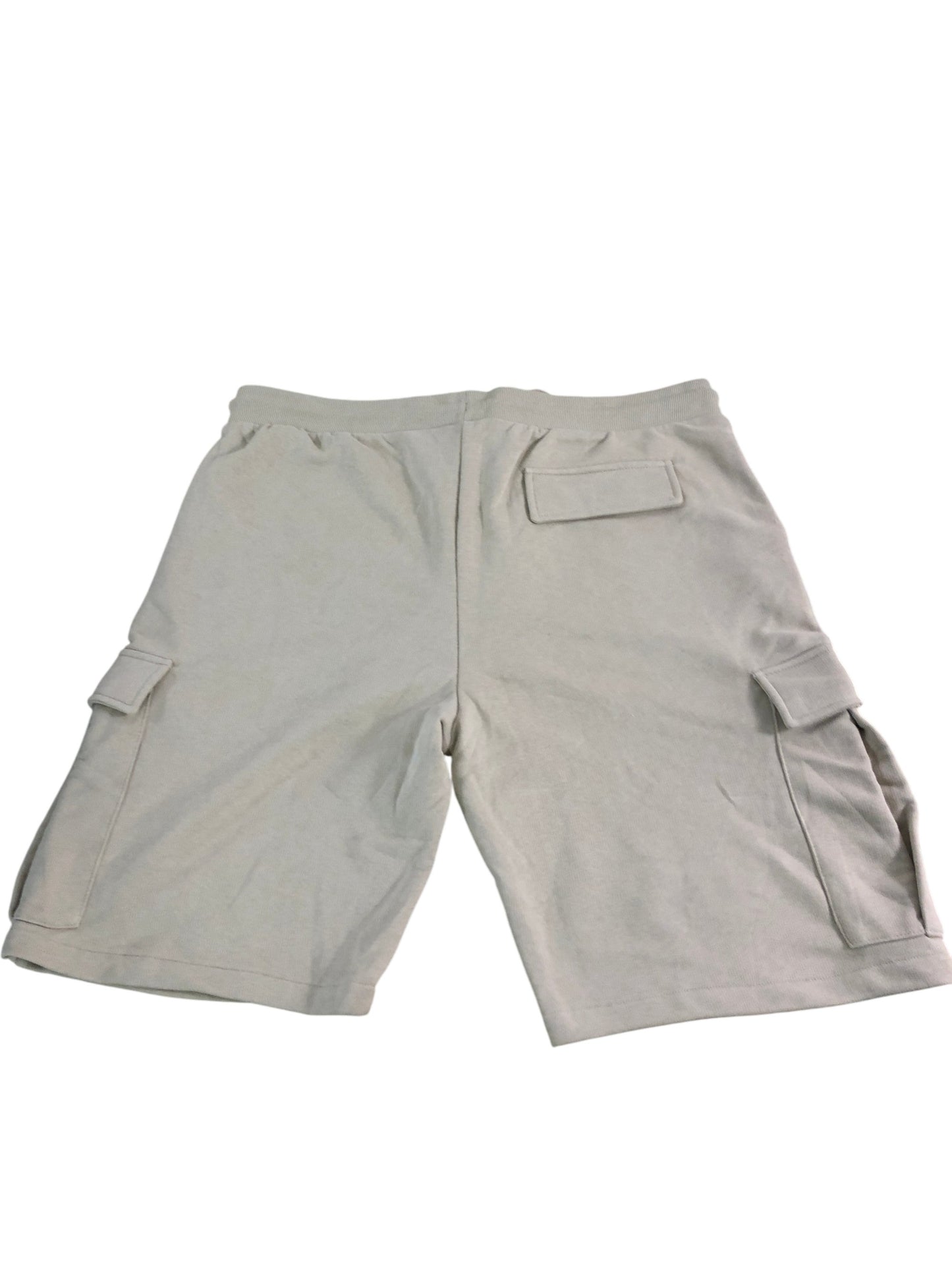 BORN RICH Cargo Shorts XL Men's Beige Pocketed Drawstring Casual Wear