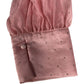 River Island Women's Pink Diamante Ruffled Blouse UK12