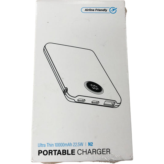 Portable Charger Ultra Thin 10000mAh 22.5W Power Bank for Mobile Devices