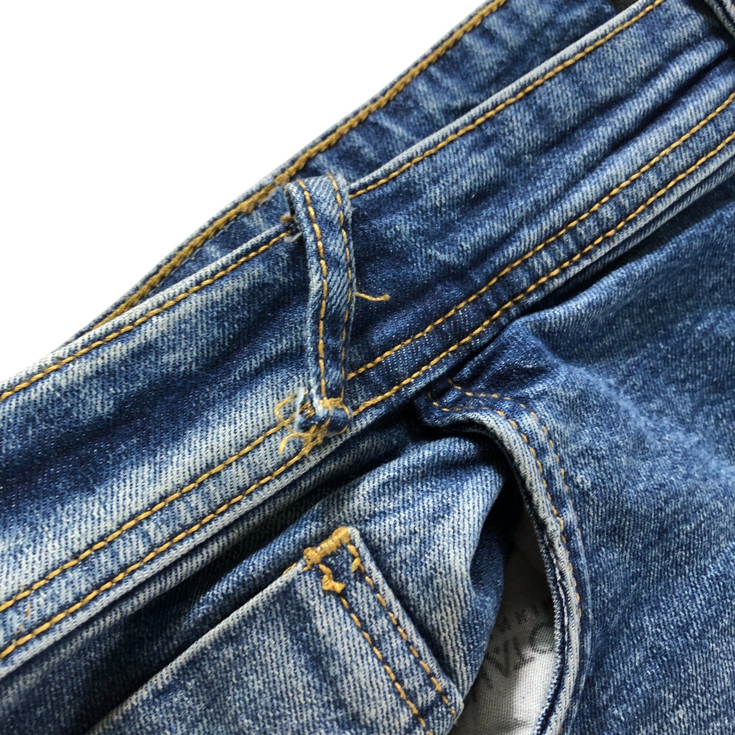 Crosshatch Men's Slim Fit Jeans Authentic Denim Blue 38W 27L