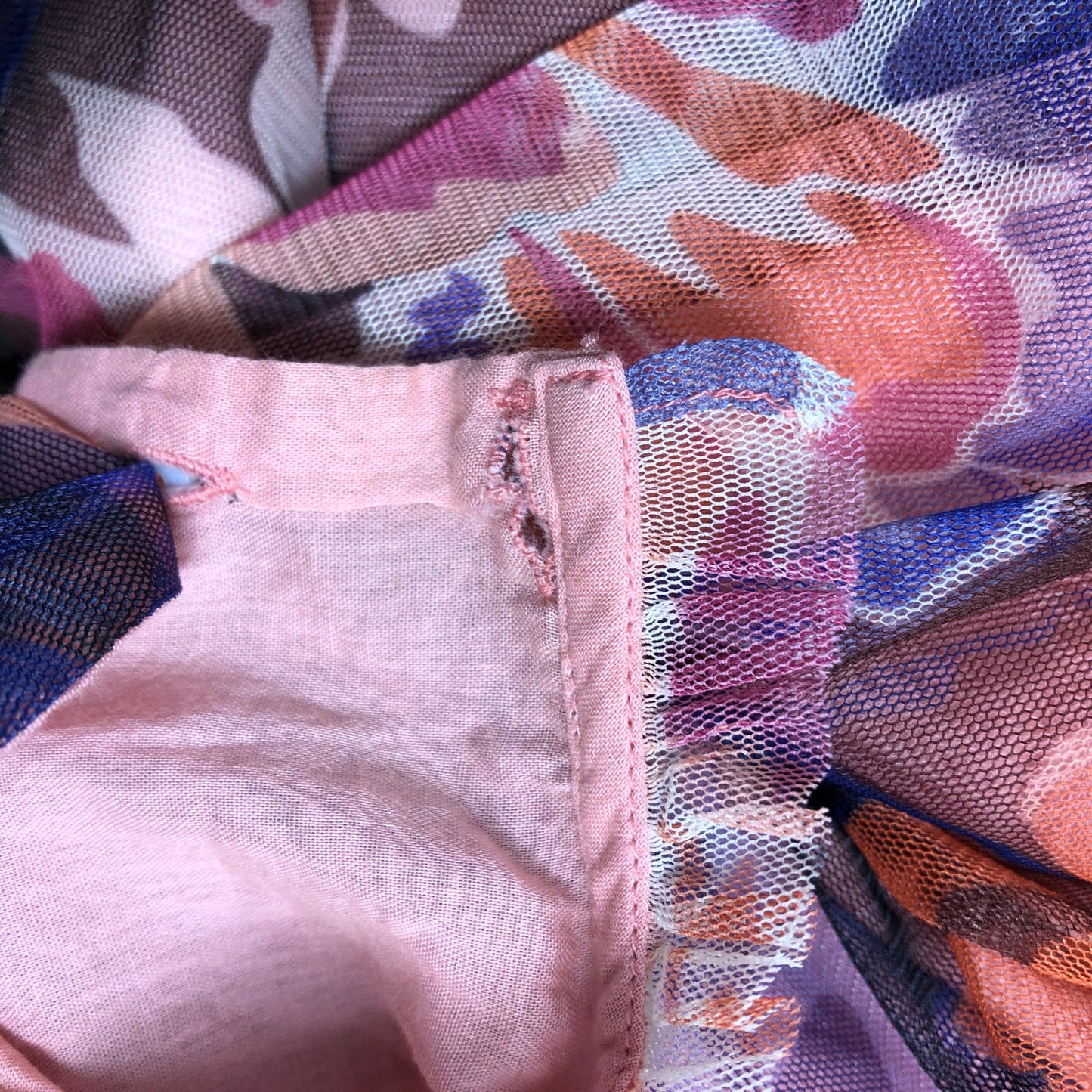 Angel & Rocket Girls Floral Dress Age 6-7 Frock Long Sleeve