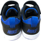 Nike HM6298 480 Air Kids Trainers UK10.5 Black Blue Non Leather Comfort