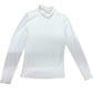 Branded White Turtleneck Top Women's Long Sleeve UK 6