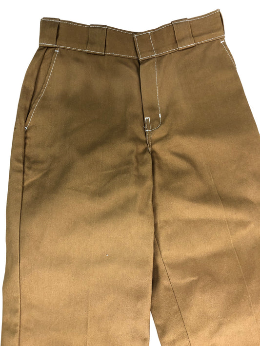 Dickies 874 Original Fit Trousers W24 L32 Men's Workwear Trousers Brown Duck