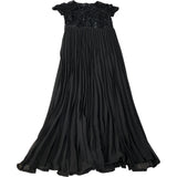 Adrianna Papell Black Beaded Maxi Dress UK8 Women's Evening Wear Flowy
