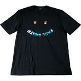 Paul Smith PS Smile T-Shirt Size S Men's Black Cotton Graphic Tee