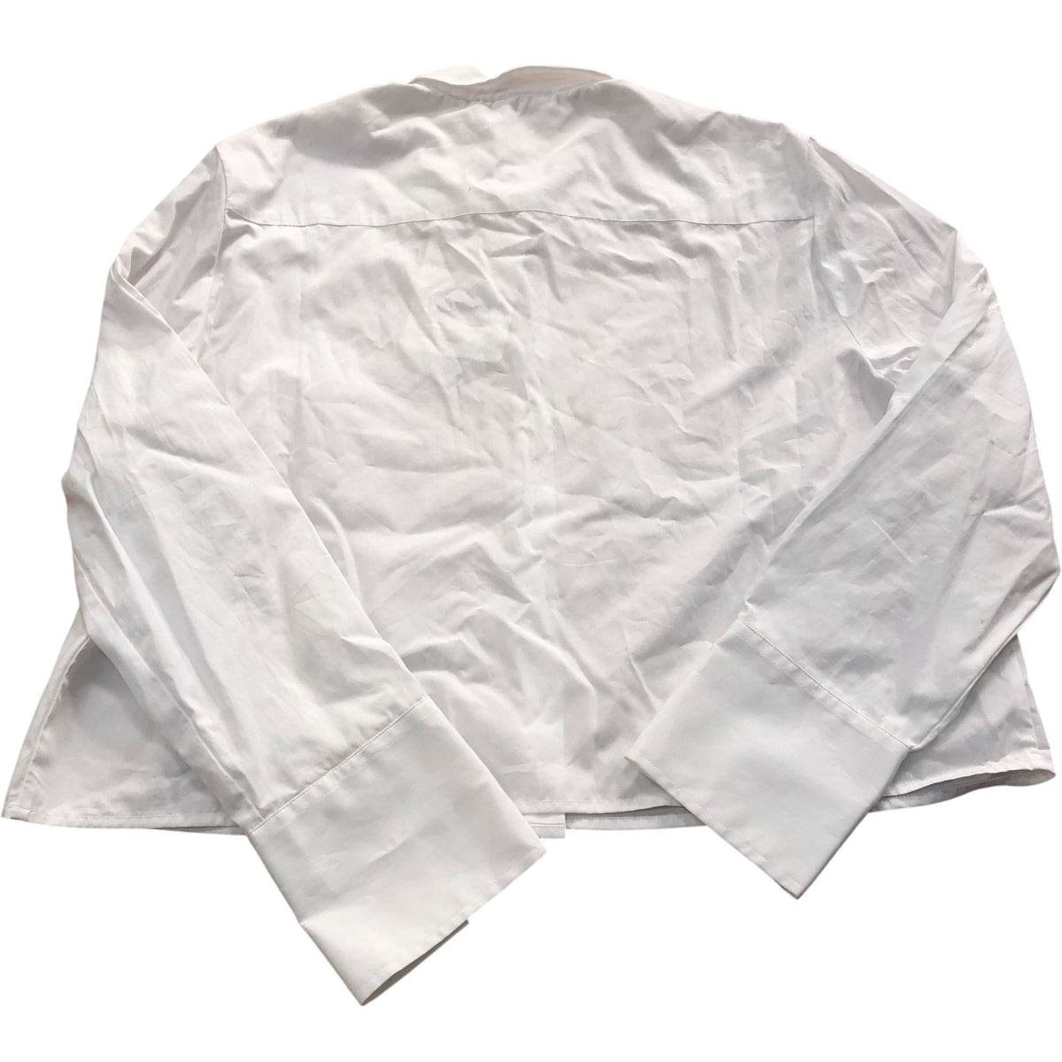 Baukjen Corey Organic Cotton Cropped Shirt Pure White Size 16