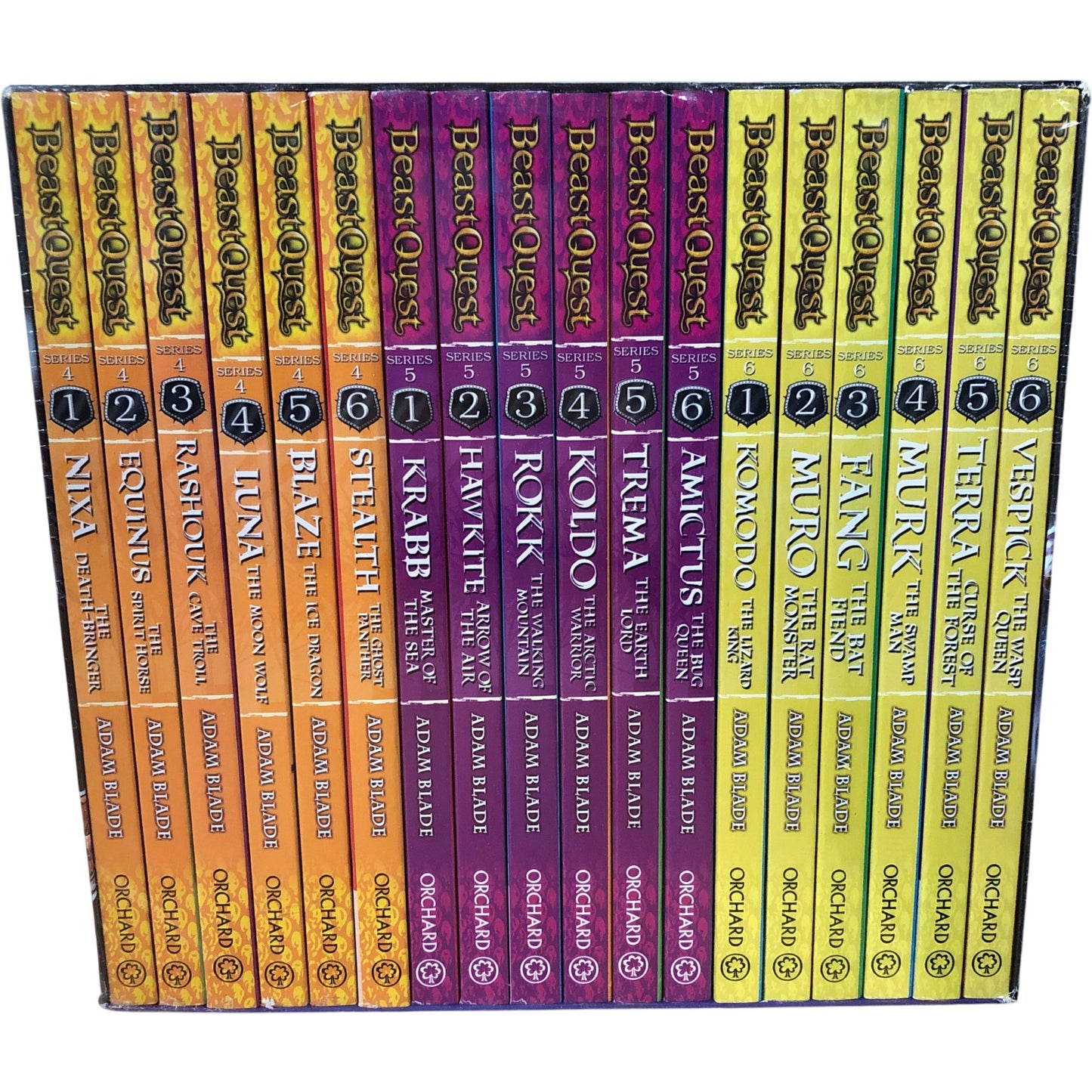 Beast Quest Battle Collection Series 18 Books Adam Blade Adventure Set
