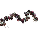 Festive Rose Gold Bauble Garland 145cm