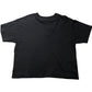 River Island Relaxed T-Shirt Black Women's Cotton Top with Eye Size 10