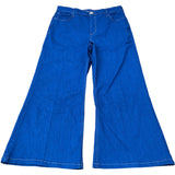 River Island Palazzo Blue Denim Flared Jeans