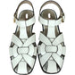 Hadley Cream Leather Fisherman Sandals Size UK 5
