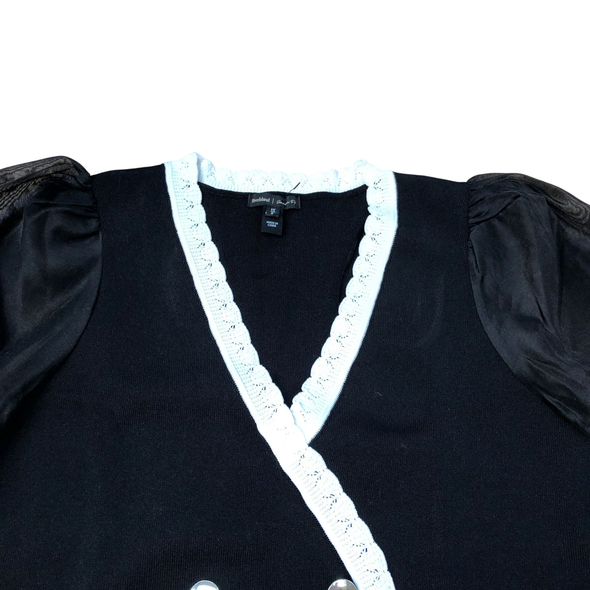 River Island Black Dress Sheer Sleeve Lace Detailing