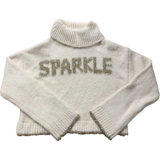 River Island Sparkle Sweater 5-6 Years Girls Chunky Knit Wool Blend