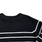 Rivers Island Striped Jumper Navy White Knit Sweater Size M