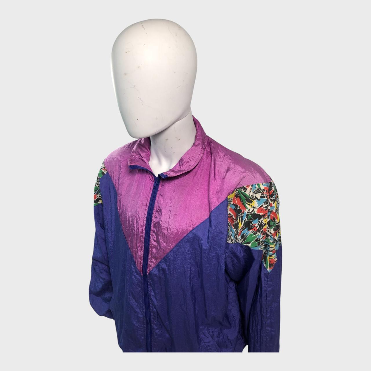 Purple and Pink Wind Breaker Jacket