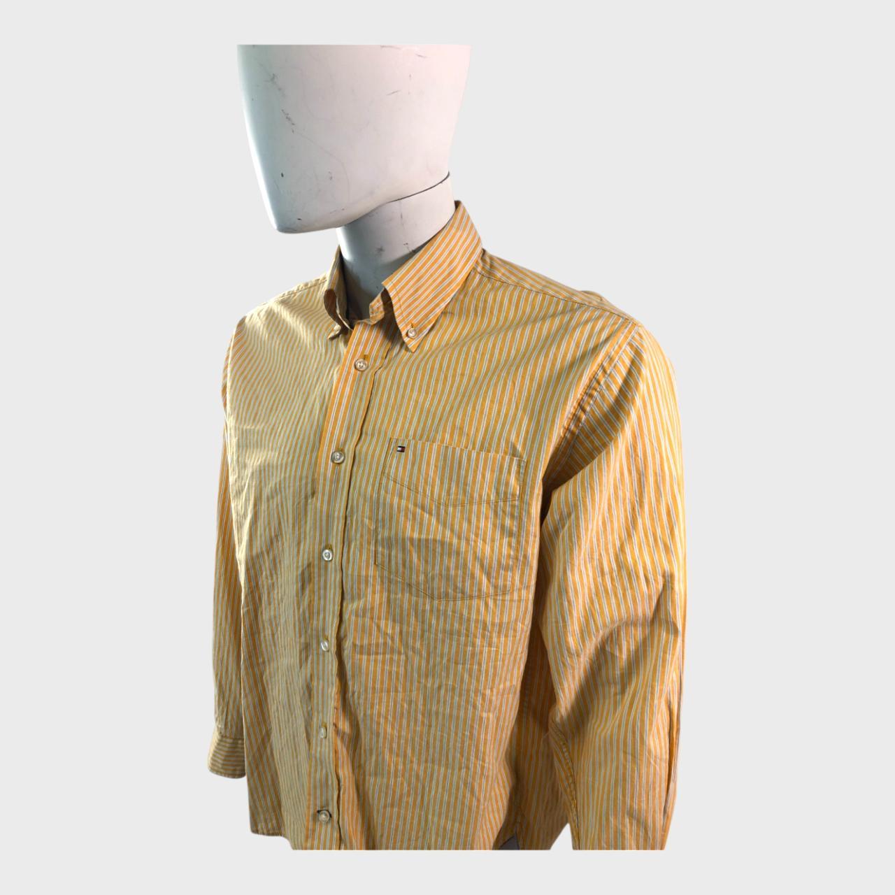 Yellow Striped Tommy Hilfiger Shirt