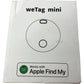 weTag Mini Bluetooth Tracker 4 Pack Compatible With Apple Find My App Black