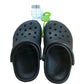 Crocs Classic Clog Kids Black Lightweight Slip On Comfortable Footwear